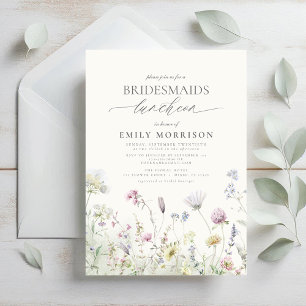 Convite Elegante Bridal Luncheon Wildflower