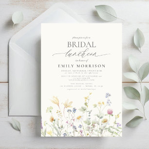 Convite Elegante Bridal Luncheon Wildflower