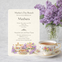 Elegante Brunch de Dia das Mães Vintage