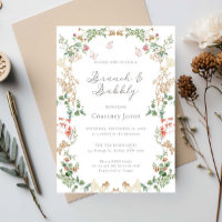 Elegante Brunch de Jardim de Flores Silvestres e E