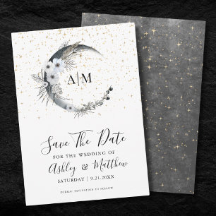 Convite Elegante Casamento Celestial Salve A Data