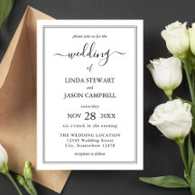 Elegante Casamento com Fonte Clássica em Preto e B