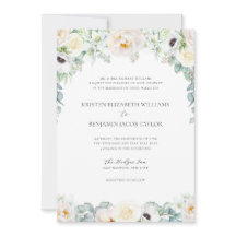 Elegante Casamento de Arte Fina Floral Branca
