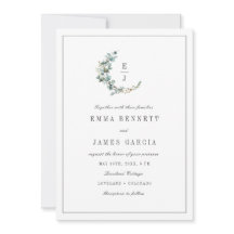 Elegante Casamento de Eucalipto em Aquarela