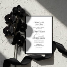 Elegante Casamento Old Money Preto e Branco