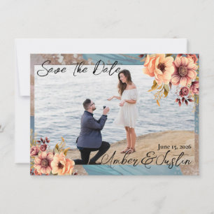 Convite Elegante Casamento Salve a Data