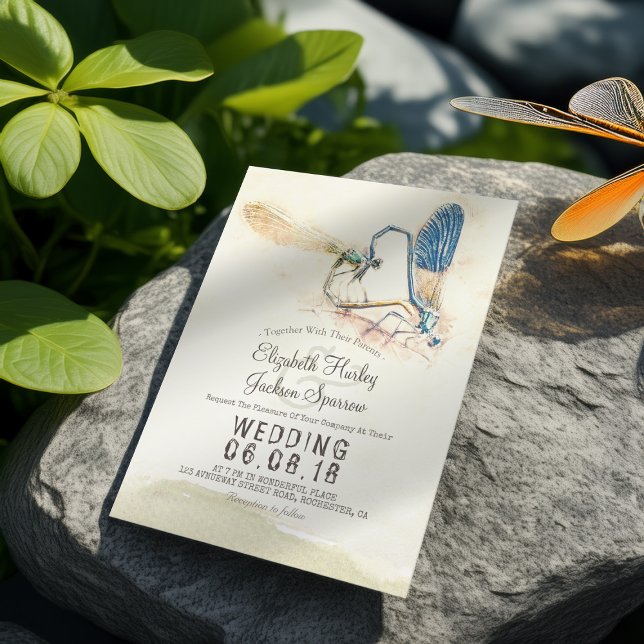 Convite Elegante Chá de casamento de Acasalamento de Drago (Criador carregado)