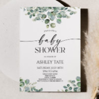 Elegante Chá de fraldas Verde da Planta Eucalyptus