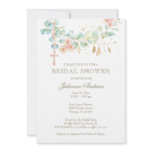 Elegante Chá de panela católico Eucalyptus