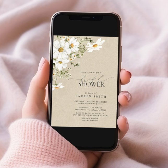 Convite Elegante Chá de panela Rustic Watercolor (Criador carregado)