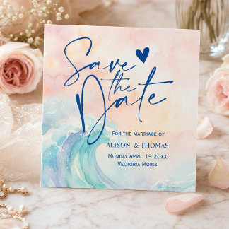 Convite Elegante de Aquarela Pastel | Rosa Suave
