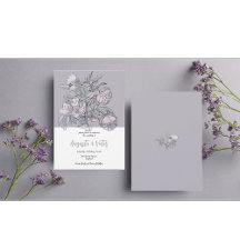 Convite Elegante De Casamento Rosa Rosa Rosa Rosa