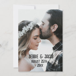 CONVITE ELEGANTE DE FOTO SIMPLES