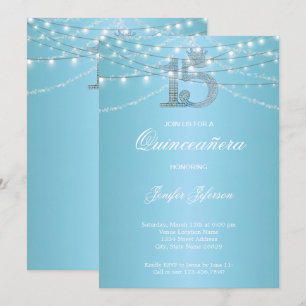 Convite Elegante de Quinceanera