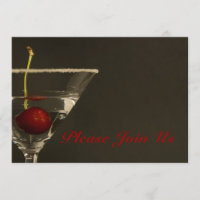 Convite elegante do cocktail