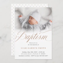 Elegante Dusty Cream Scallops Criando Batismo I