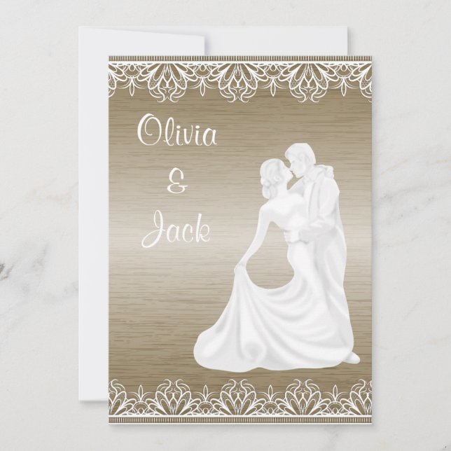 CONVITE ELEGANTE E MODERNO DE CASAMENTO (Frente)