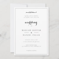 Elegante e Simples Caligrafia de Letra Islâmica de