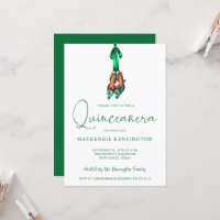Elegante Emerald Green Lux High Heels Quinceañera
