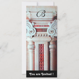 Convite ELEGANTE ESTILO DECORATIVO ,vermelho branco preto