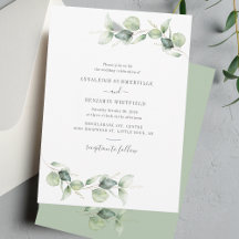 Elegante Eucalyptus Deixa Casamento Russo Verde