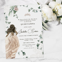Convite Elegante Fada Princesa Conto de Fadas | Quinceañer
