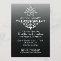 Elegante Festa de Aniversário Vintage Preta com Fl