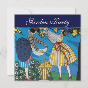 CONVITE ELEGANTE FESTA DE JARDIM DE VERÃO