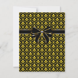 Convite Elegante Fleur de Lis