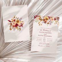 Elegante Floral Bege Casamento Minimalista Neutro