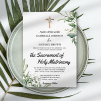 Elegante Floral Verde Suave Nupcial Missa Branco