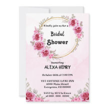 Elegante flores cor-de-rosa Boho verde-água aquare