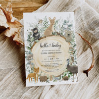 Elegante Greenerescente Chá de fraldas De Animais