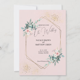 Convite Elegante Greenery Eucalyptus Invitation