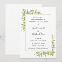 Elegante Greenery Wedding