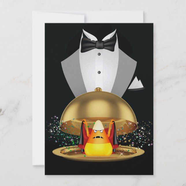 Convite Elegante Halloween - SRF (Frente)