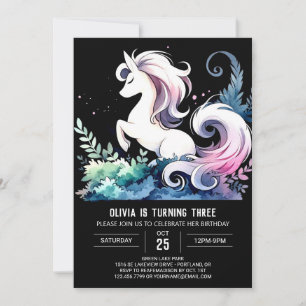 Convite Elegante Horse Birthday