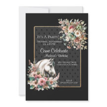Elegante Horse Birthday