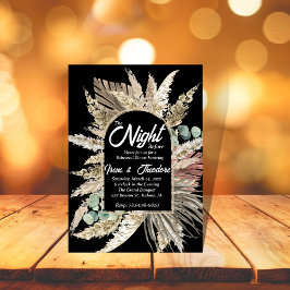 Convite elegante janto de ensaio de terracotta boho