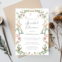 Elegante Jardim de Flores Silvestres para Chá de N