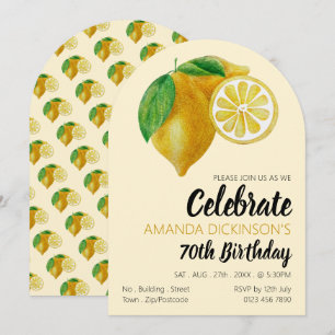 Convite Elegante Lemon Sketday