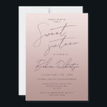 Convite Elegante Light Rosa Dourado Ombre Script Sweet Ses<br><div class="desc">Sua filha vai adorar este convite bolsa mensageifesta de aniversario elegante de JessicaAmber. Este cartão fofo apresenta um esquema de cores rosa dourado. Uma fonte de script feminino diz que é um doce dezesseis, e você pode editar o texto para o nome da pessoa de aniversário e os detalhes da...</div>