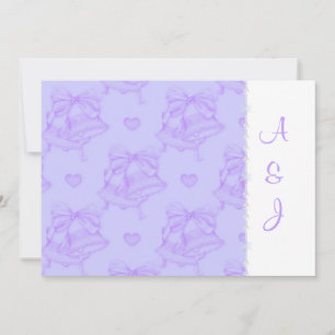 CONVITE ELEGANTE LILAC WEDDING
