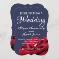 Elegante Marsala Burgundy Marinho Floral Casamento