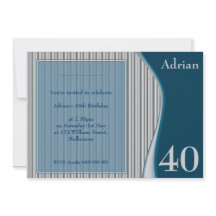 Convite Elegante Masculino