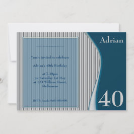 Convite Elegante Masculino