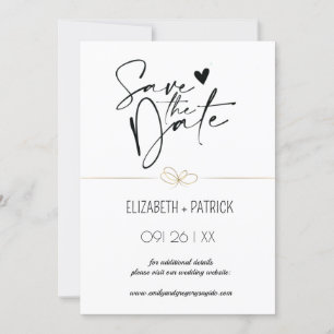 Convite Elegante minimalista, corujas apaixonadas salve a 