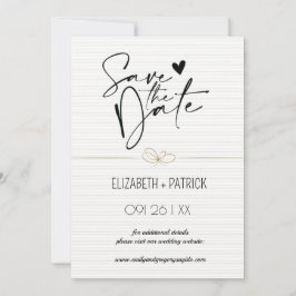 Convite Elegante minimalista, corujas apaixonadas salve a 