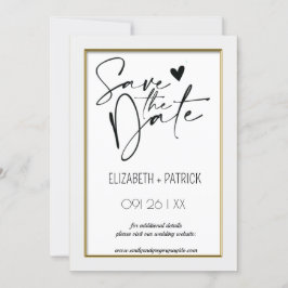 Convite Elegante minimalista, corujas apaixonadas salve a 