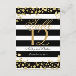 Convite Elegante Moderno Faux Dourados Splatters and Strip